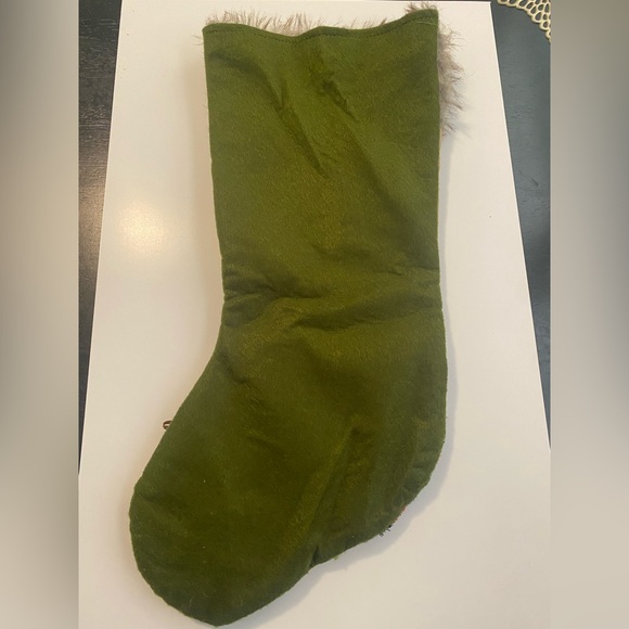 Dan Dee Embroidered Rustic Stocking - Picture 2 of 3